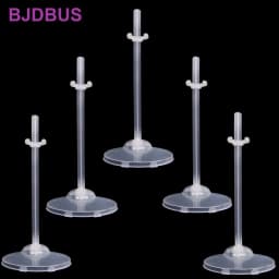 5 Pcs Translucence Doll Stands Figure Display Holder High Quality Toy Model Accessories for 11.5'' Doll 1/6 30cm Baby Kids Toys