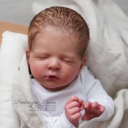 20inch Unpainted Reborn Doll Kit Luisa Unfinished Newborn Doll Mold DIY Doll Parts with Cloth Body