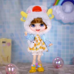 ICY DBS Blyth Doll 1/6 Clothing Joint Body Princess Dress Casual Clothing Toy Gift