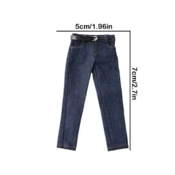 1/6 Male Jeans Overalls Work Pants Long Casual Pants Sport Shoes For 12 Inches TBLeague Soldier Action Figure Body Model