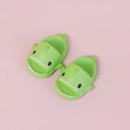 Pair Of 1:12 Dollhouse Miniature Things Cute Shark Slippers Doll Shoes Suit For Ob11 1/12 Bjd Doll Gsc DOD, YMY Doll Accessories