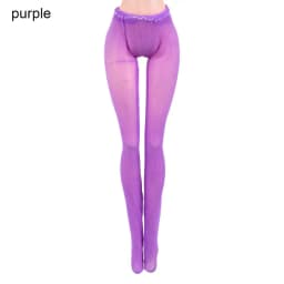 1/6 Doll Silk Stockings Dolls Accessories Toys Mini Elastic Leggings Colorful Pantyhose Bottoms Socks Miniature Clothes Suits