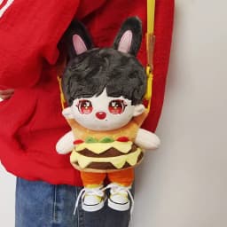 20cm Cotton Doll Outgoing Single Shoulder Crossbody Bag Doll Outgoing Carrying Bag Doll Accessories Toys for Girls