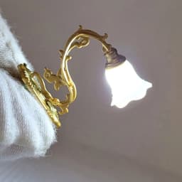 2pc Antique 1:12 Dollhouse Lamp Wall Light DIY Model Decor Toy Dollhouse Accessories Garden Yard Chandelier Sand Table Led Light