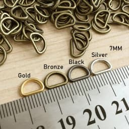 10/20pcs Newest 7mm Mini Ultra-small Belt D-Buckle Doll Bags Buckles Diy Doll Buttons Shoes Accessories