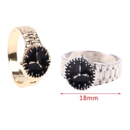 1Pcs1:4/1:6 Scale Miniature Watch for Dollhouse Decor Pretend Play Furniture Toy Doll Watch Accessories