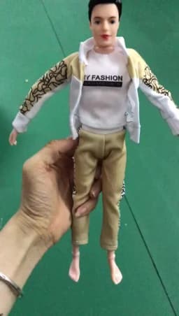 Kawaii 4 Items / Lot Fashion Ken Doll Suits Kids Toys Clothes Accessories For Boy Friend Ken DIY Dressing Birthday Present