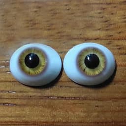 Wamami 12mm Light Brown Oval Eellipse Boat Eyes Glass Eyes BJD Doll Reborn High Quality