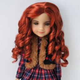 JD340 1/6 1/4 1/3 YOSD MSD SD Lady Roll curly Girlish Sauvage synthetic mohair BJD wigs 6-7" 7-8" 8-9" 9-10" doll accessories