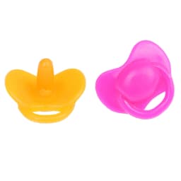 20Pcs Miniature Doll Pacifier Expression Pacifier Toy Accessories Plastic Toys Playhouse Toys Children's Doll House