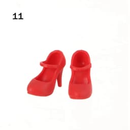 1Pair Doll Shoes Fashion Female Doll Boots Fit Foot Length 2cm Plastic Doll Multistyles Long Knees Boots Dolls Accessories