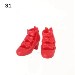1Pair Doll Shoes Fashion Female Doll Boots Fit Foot Length 2cm Plastic Doll Multistyles Long Knees Boots Dolls Accessories