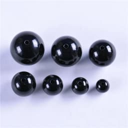 3-8mm 1000Pcs Round Black Eyes Plastic Eyes for Dolls Making Toy Black Bean Eye Fabric Dolls Eyes Amigurumi Doll Accessories Toy