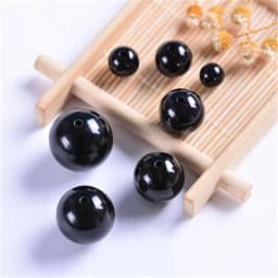3-8mm 1000Pcs Round Black Eyes Plastic Eyes for Dolls Making Toy Black Bean Eye Fabric Dolls Eyes Amigurumi Doll Accessories Toy