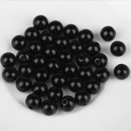 3-8mm 1000Pcs Round Black Eyes Plastic Eyes for Dolls Making Toy Black Bean Eye Fabric Dolls Eyes Amigurumi Doll Accessories Toy