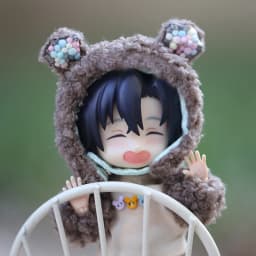 New Cute Bear Doll Clothes Hat+Coat+Pants Macaron Color Dolls Clothing For Ob11,Obitsu 11,Molly, Gsc, Ymy Dolls 1/12 Bjd Dolls