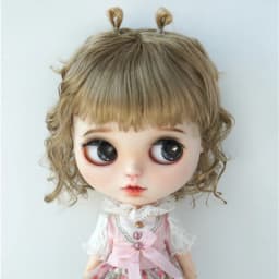 JD544 9-10inch 10-11inch 11-12inch Lovely Snail Feeler Synthetic Mohair BJD Wigs QBaby Blythes 18' Doll Accessories