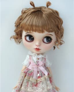 JD544 9-10inch 10-11inch 11-12inch Lovely Snail Feeler Synthetic Mohair BJD Wigs QBaby Blythes 18' Doll Accessories