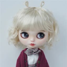 JD544 9-10inch 10-11inch 11-12inch Lovely Snail Feeler Synthetic Mohair BJD Wigs QBaby Blythes 18' Doll Accessories