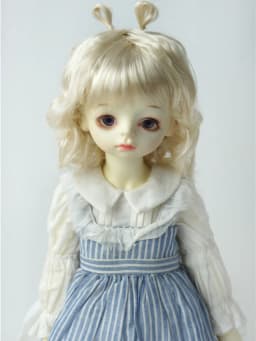 JD544 9-10inch 10-11inch 11-12inch Lovely Snail Feeler Synthetic Mohair BJD Wigs QBaby Blythes 18' Doll Accessories