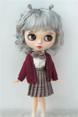 JD544 9-10inch 10-11inch 11-12inch Lovely Snail Feeler Synthetic Mohair BJD Wigs QBaby Blythes 18' Doll Accessories