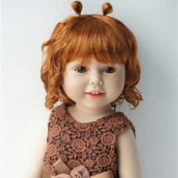 JD544 9-10inch 10-11inch 11-12inch Lovely Snail Feeler Synthetic Mohair BJD Wigs QBaby Blythes 18' Doll Accessories