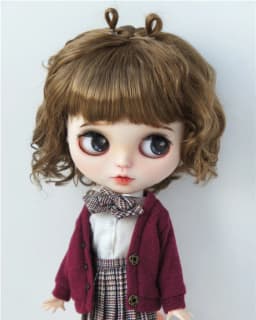 JD544 9-10inch 10-11inch 11-12inch Lovely Snail Feeler Synthetic Mohair BJD Wigs QBaby Blythes 18' Doll Accessories