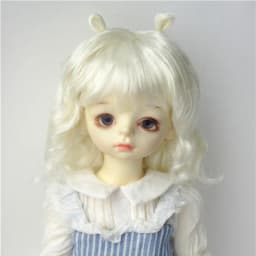 JD544 9-10inch 10-11inch 11-12inch Lovely Snail Feeler Synthetic Mohair BJD Wigs QBaby Blythes 18' Doll Accessories