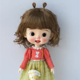 JD544 9-10inch 10-11inch 11-12inch Lovely Snail Feeler Synthetic Mohair BJD Wigs QBaby Blythes 18' Doll Accessories