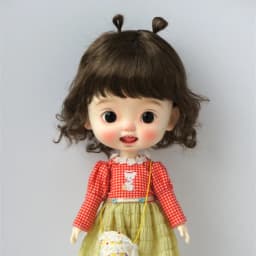 JD544 9-10inch 10-11inch 11-12inch Lovely Snail Feeler Synthetic Mohair BJD Wigs QBaby Blythes 18' Doll Accessories