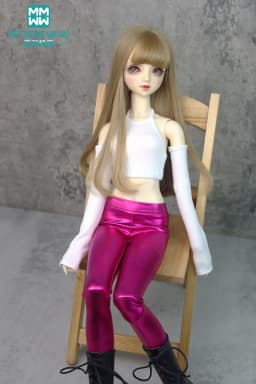 NEW BJD Doll Clothes Fashion Candy Colors Slim Leather Pants for 28-60CM 1/3 1/4 1/6 DD SD YOSD MSD Doll Accessories