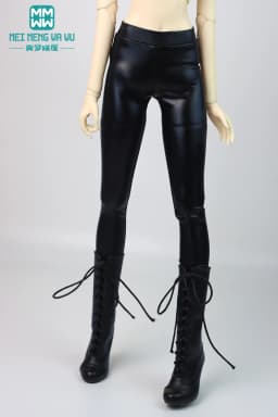 NEW BJD Doll Clothes Fashion Candy Colors Slim Leather Pants for 28-60CM 1/3 1/4 1/6 DD SD YOSD MSD Doll Accessories