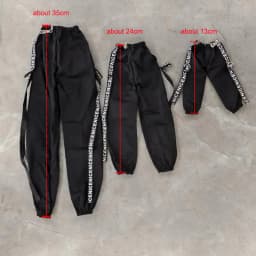 New Doll's Clothes Pants for 1/3 1/4 1/6 Male Female Bjd Doll Black/white Diy Girl Toys Dress Up Fashion Doll Accessories