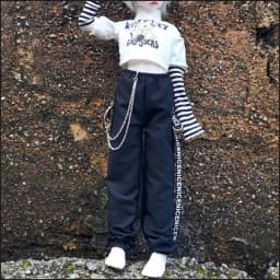 New Doll's Clothes Pants for 1/3 1/4 1/6 Male Female Bjd Doll Black/white Diy Girl Toys Dress Up Fashion Doll Accessories