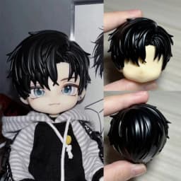 New Ob11 Doll Wig Gsc Hair Replacement Hair OB11 Head Split GSC Replace Face Doll Eye Doll Accessories