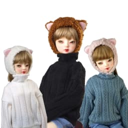 28-75cm 1/6 1/4 1/3 BJD Clothes DD SD MSD YOSD MYOU Spherical joint Doll Fashion turtleneck sweater toys gift