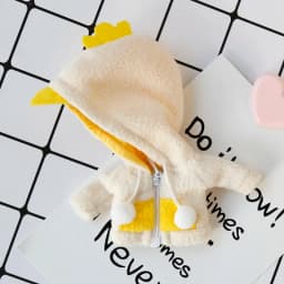 New Doll Clothes Fashion Cute cartoon plush animal coat for ob11,obitsu11,GSC, molly,1/12bjd doll clothes accessories for doll