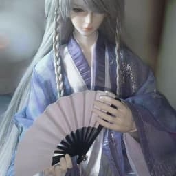 60CM Men's Doll Clothes,Blue 1/6 1/4 1/3 BJD Dress, Ancient Style Garments