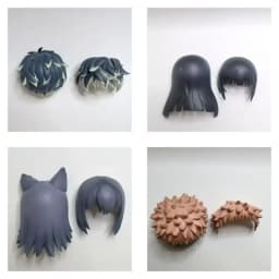GSC Clay Man hair OB11 hair doll accessories