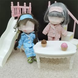 High Quality Accessories for ob11 obitsu 11 5 Colors Sleep Clothes New Cute Clothes 1/111/12 Doll Clothes Doll Pajamas