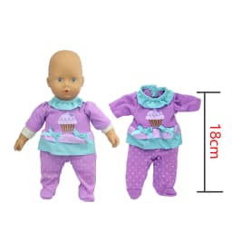 New Outfit For 10 Inches Baby Reborn Doll 25cm Babies Doll Clothes.
