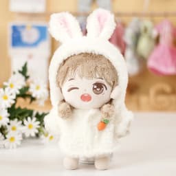 20CM Doll Clothes Long Sleeves Sweatshirt Cute Doll Tops Hoodie For Idol Dolls Accessories Doll's Clothing Stuffed Toy