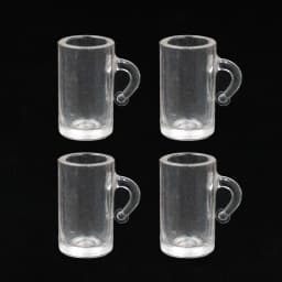 4Pcs 1/12 Doll House Miniature Resin Wine Glass Simulation Goblet Model Toys for Mini Decoration Dollhouse Accessories