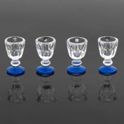 4Pcs 1/12 Doll House Miniature Resin Wine Glass Simulation Goblet Model Toys for Mini Decoration Dollhouse Accessories