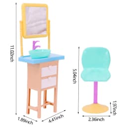 Doll House Accessories And Furniture For 30 CM Babi Doll Accessories 1/6 Dollhouse Furniture Girls Toys Birthday Gift