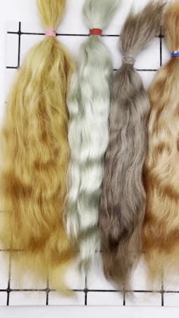 25-30cm 10grams /bag Reborn Doll Mohair DIY 1/3 1/4 BJD Doll Wig Top Quality Reborn Doll Mohair Hand Rooted Doll Hair Accessory