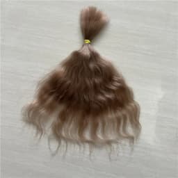 25-30cm 10grams /bag Reborn Doll Mohair DIY 1/3 1/4 BJD Doll Wig Top Quality Reborn Doll Mohair Hand Rooted Doll Hair Accessory
