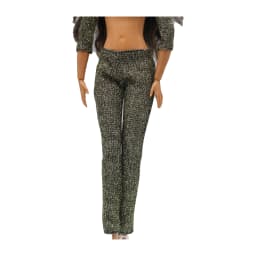 New 30cm 1/6 Bling bling short T-shirt trousers Daily Wear Doll Accessories Clothes for Barbies doll