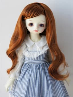 Jusuns Doll Wig JD204 6-7' 7-8' 8-9' 9-10' Long Lady Braids Wave 1/6 1/4 1/3 YOSD MSD SD Blythes Synthetic Mohair BJD Hair
