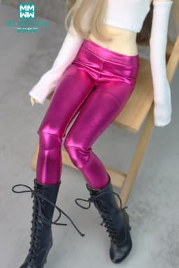 Fits 1/3 1/4 1/6 Uncle DD SD YOSD MYOU BJD Doll Clothes Fashion Candy Colors Slim Leather Pants